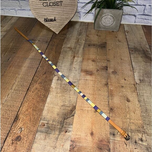 J. Crew woman’s thread wrapped thin leather belt - Picture 6 of 7